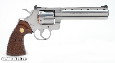 Colt Python .357 Mag. 6 Inch Satin Stainless. Like New Condition. DOM 1982 - Image 3 of 9