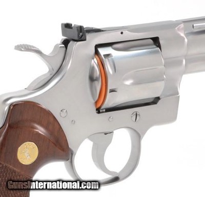 Colt Python .357 Mag. 6 Inch Satin Stainless. Like New Condition. DOM 1982 - Image 5 of 9