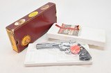Colt Python 357 Mag. 6 Inch Satin Stainless. Like New Condition. In Box. DOM 1988 - 2 of 10