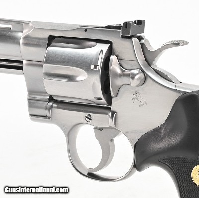Colt Python 357 Mag. 6 Inch Satin Stainless. Like New Condition. In Box. DOM 1988 - Image 4 of 10