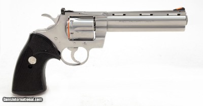 Colt Python .357 Mag. 6 Inch Satin Stainless. Like New Condition. DOM 1994 - Image 7 of 10