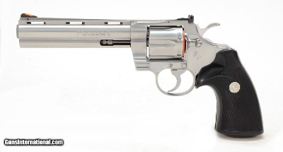 Colt Python .357 Mag. 6 Inch Satin Stainless. Like New Condition. DOM 1994 - Image 3 of 10
