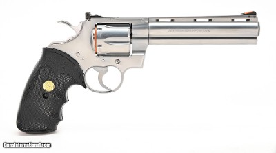 Colt Python .357 Mag. 6 Inch Satin Stainless. Like New Condition. DOM 1983 - Image 6 of 9