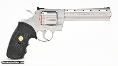 Colt Python .357 Mag. 6 Inch Satin Stainless. Like New Condition. DOM 1990 - Image 3 of 9
