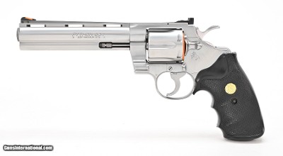 Colt Python .357 Mag. 6 Inch Satin Stainless. Like New Condition. DOM 1990 - Image 6 of 9