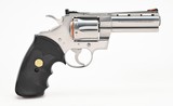 Colt Python 357 Mag. 4 Inch Satin Stainless. Like New Condition. In Hard Case. DOM 1987 - 3 of 9