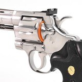 Colt Python 357 Mag. 4 Inch Satin Stainless. Like New Condition. In Hard Case. DOM 1987 - 7 of 9