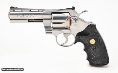 Colt Python 357 Mag. 4 Inch Satin Stainless. Like New Condition. In Hard Case. DOM 1987 - Image 6 of 9