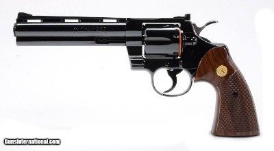 Colt Python 357 Mag. 6 Inch Blue. Like New Condition. In Hard Case. DOM 1982 - Image 3 of 9