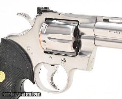 Colt Python .357 Mag. 6 Inch Satin Stainless. Like New Condition. DOM 1995 - Image 8 of 9