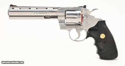 Colt Python .357 Mag. 6 Inch Satin Stainless. Like New Condition. DOM 1995 - Image 3 of 9