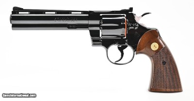 Colt Python .357 Mag. 6 Inch Blue. Like New Condition. DOM 1985 - Image 3 of 9