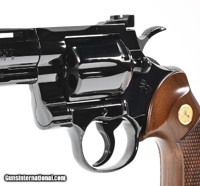 Colt Python .357 Mag. 6 Inch Blue. Like New Condition. DOM 1985 - Image 5 of 9