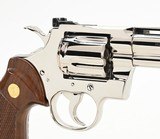 Colt Python .357 Mag. 6 Inch Nickel. Like New Condition. DOM 1980 - 7 of 9