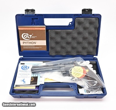 Colt Python .357 Mag. 6 Inch Blue. Like New Condition. DOM 1982 - Image 2 of 9