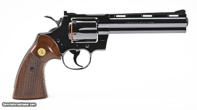 Colt Python .357 Mag. 6 Inch Blue. Like New Condition. DOM 1982 - Image 6 of 9