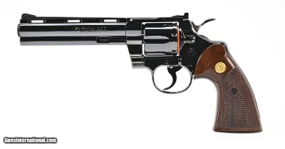 Colt Python .357 Mag. 6 Inch Blue. Like New Condition. DOM 1982 - Image 3 of 9