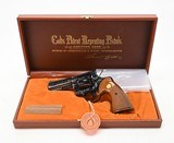 Colt Python 357 Mag. Factory A-Engraved 4 Inch Blue. Excellent Condition. DOM 1976 - 2 of 9