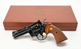 Colt Python 357 Mag. Factory A-Engraved 4 Inch Blue. Excellent Condition. DOM 1976 - 1 of 9
