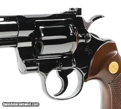 Colt Python .357 Mag. 6 Inch Blue. Like New Condition. DOM 1985 - Image 8 of 9