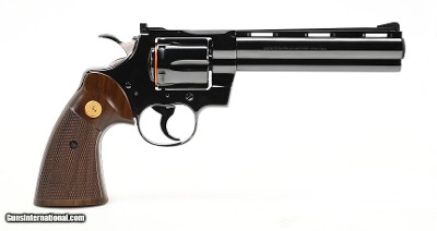 Colt Python .357 Mag. 6 Inch Blue. Like New Condition. DOM 1985 - Image 3 of 9