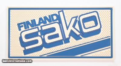 Sako Finland Counter Mat. Blue And White