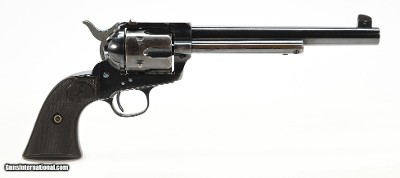 Exceptional Colt Single Action Army Flattop Target Model Revolver with Factory Letter. 1 Of 84 Made!