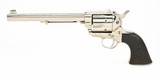 Extremely Rare, Colt Single Action Flattop Target .22/c. Revolver In Nickel Finish With Factory Letter. 1 Of 100 Made! DOM 1889 - 4 of 10