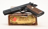 Colt 1911 Gold Cup National Match. Series 70. 45 ACP. Perfect Condition. With Original Box - 2 of 5