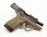 Smith & Wesson Model M&P Shield 40. .40 S&W. Black/Tan Cerakote. Excellent In Box - 6 of 6