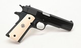 Colt Government .45 ACP. Model 01911C With Bonded Ivory Grips. Serial Number GV209468. Looks New, Unfired - 4 of 7