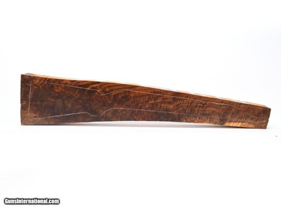 Claro Walnut Feather Crotch Exhibition-Grade Rifle Blank