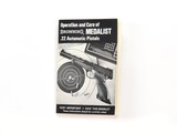 Browning Medalist .22 Automatic Pistols Vintage Manual NOS
