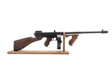 Oak Display Stand Thompson Submachine Gun - 4 of 6