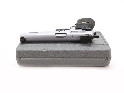 Browning Hi-Power 9mm Luger – Silver Chrome Collectible Pistol - Image 7 of 9