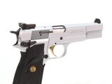 Browning Hi-Power 9mm Luger – Silver Chrome Collectible Pistol - 4 of 9