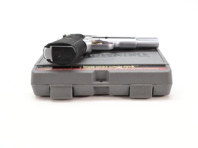Browning Hi-Power 9mm Luger – Silver Chrome Collectible Pistol - Image 6 of 9