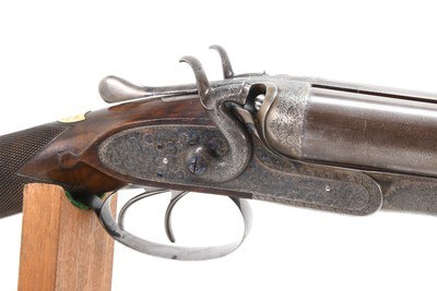 W.C. Scott – 1879 – 12 Gauge – Damascus Barrels – Original Case - Image 13 of 20