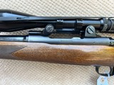 Pre-64 Winchester Model 70 243 in Featherweight, 22” barrel with Bausch and Lomb scope with Kuharsky mount. - Image 7 of 15