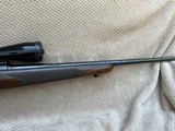 Pre-64 Winchester Model 70 243 in Featherweight, 22” barrel with Bausch and Lomb scope with Kuharsky mount. - Image 4 of 15
