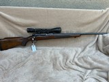 Pre-64 Winchester Model 70 243 in Featherweight, 22” barrel with Bausch and Lomb scope with Kuharsky mount. - Image 1 of 15