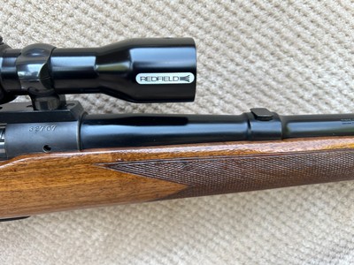Pre-64 Winchester Model 70 270 WCF in Standard weight, 24” barrel with Redfield Low-Pro - Image 4 of 13