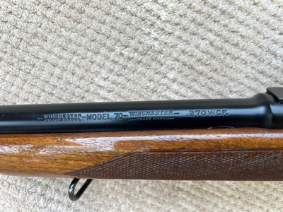 Pre-64 Winchester Model 70 270 WCF in Standard weight, 24” barrel with Redfield Low-Pro - Image 6 of 13