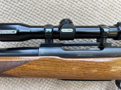 Pre-64 Winchester Model 70 270 WCF in Standard weight, 24” barrel with Redfield Low-Pro - Image 8 of 13