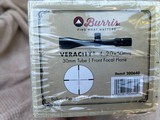 Burris Veracity 4-20X50mm First Focal Plane with 30MM main tube with Ballistic Plex E1 Reticle with original box and paperwork. - Image 1 of 10