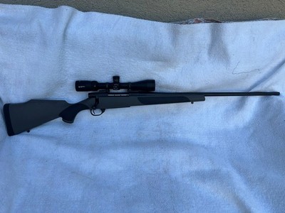 Weatherby Vanguard in 270 Win 24” barrel with New Vortex Diamondback 3-9 x 40MM scope - Image 1 of 14