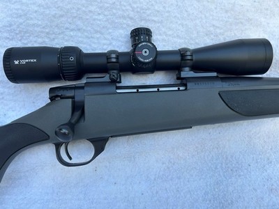 Weatherby Vanguard in 270 Win 24” barrel with New Vortex Diamondback 3-9 x 40MM scope - Image 4 of 14