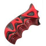 Form Rifle Stocks Chiappa Rhino Combat/Concealed Carry Grips - Red/Black Laminate - 1 of 4