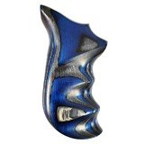 Form Rifle Stocks Chiappa Rhino Combat/Concealed Carry Grips - Blue/Black Laminate - 3 of 4
