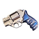 Form Rifle Stocks Chiappa Rhino Combat/Concealed Carry Grips - Blue/Black Laminate - 4 of 4